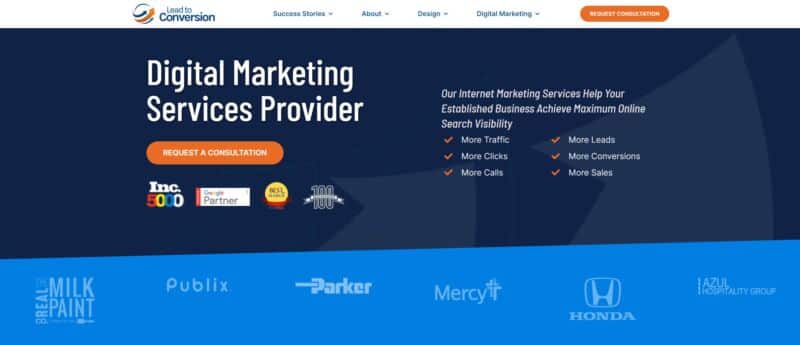 Lead to Conversion Logo